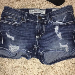 BKE denim shorts